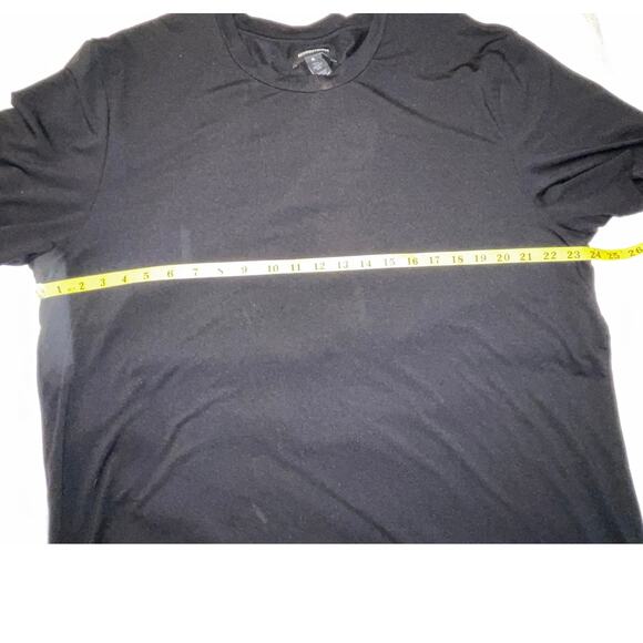 Nordstrom Basic Black Tunic Tee - Size XL -‎ Soft Rayon With Lots of Stretch - Picture 4 of 8